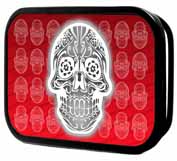 319096 Skull Candy Red buckle